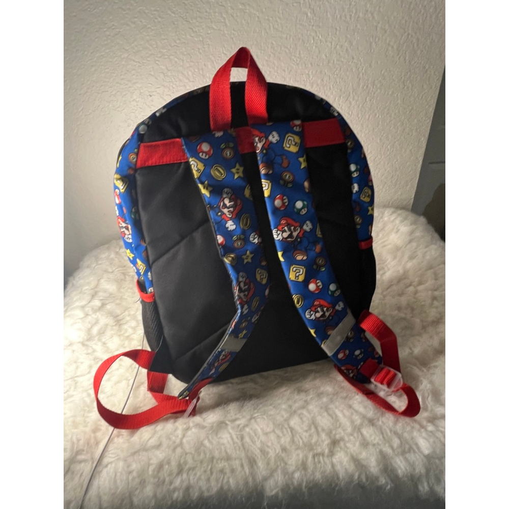 Bioworld Super Mario 16” Kids Backpack Multicolor Unisex - Picture 2 of 9